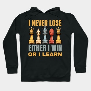 I never lose, I either win or learn nilson mandela quotes Hoodie